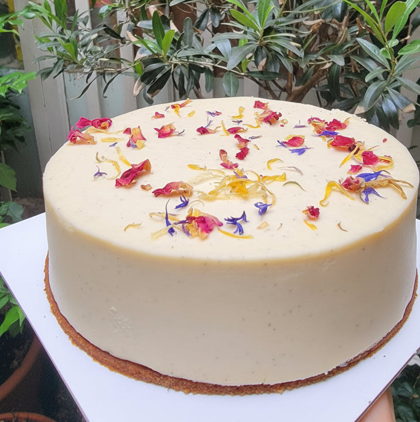 Cheesecake fraise-rhubarbe