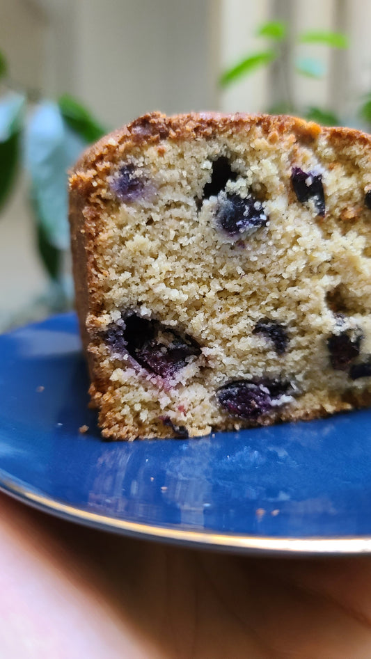 Cake blueberry (vanille-myrtille)