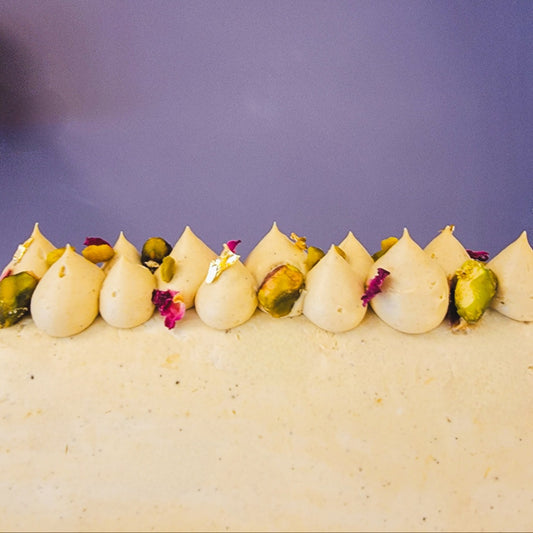 Bûche pistache-framboise