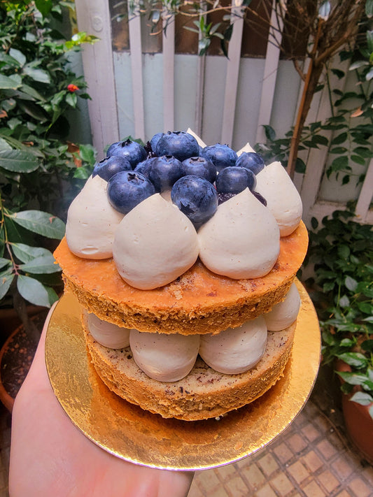 Bento cake vanille-myrtille