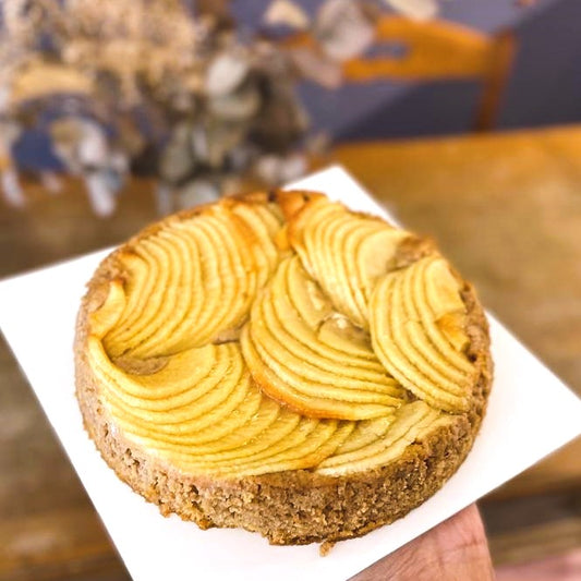 Tarte amandine pomme-cannelle